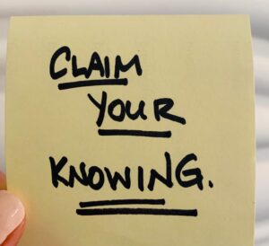 Claim your knowing-2